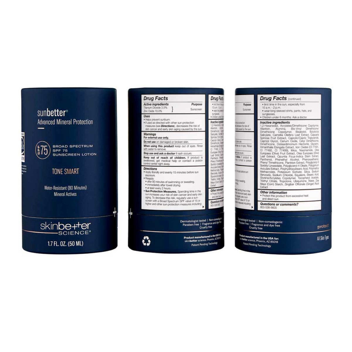 Sunbetter Tone Smart SPF 75 Sunscreen Lotion Hero Image 1