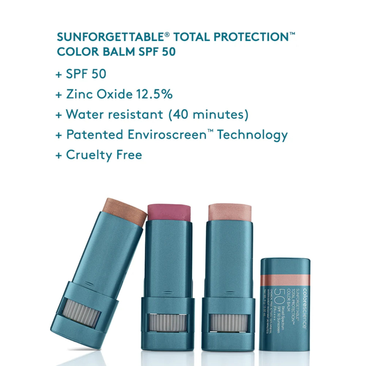 Sunforgettable Total Protection Color Balm SPF 50 Features Image