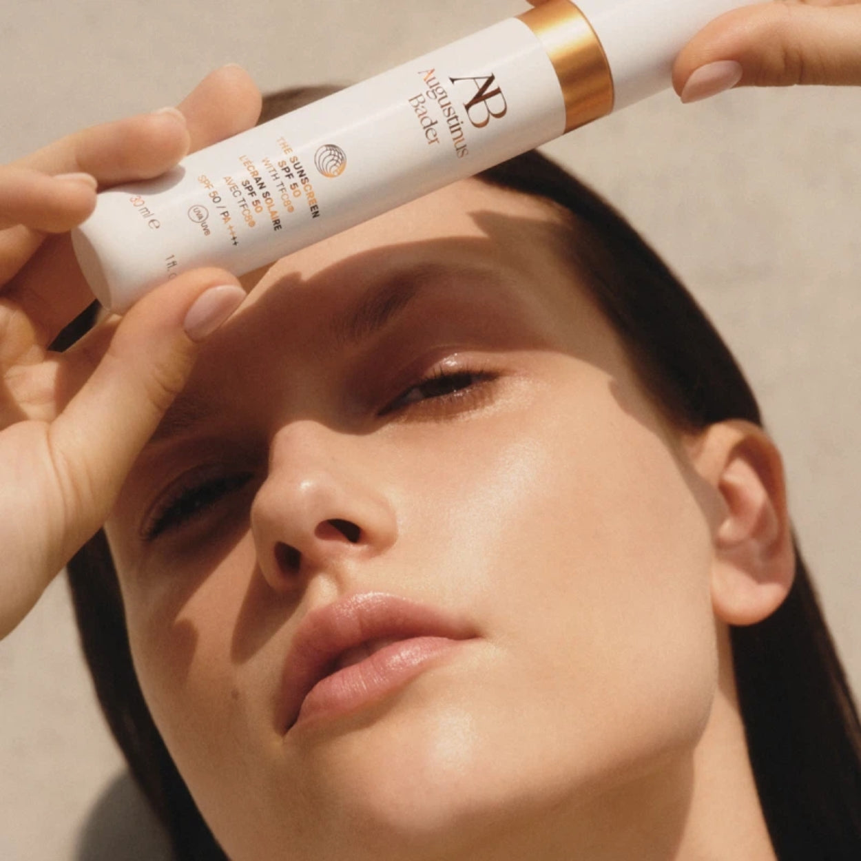 The Sunscreen SPF 50 Model Image