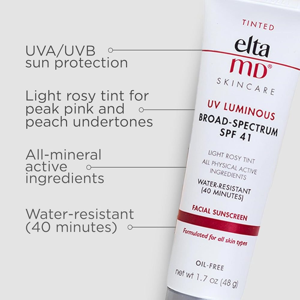 UV Luminous Broad-Spectrum SPF 41 Infographic Image