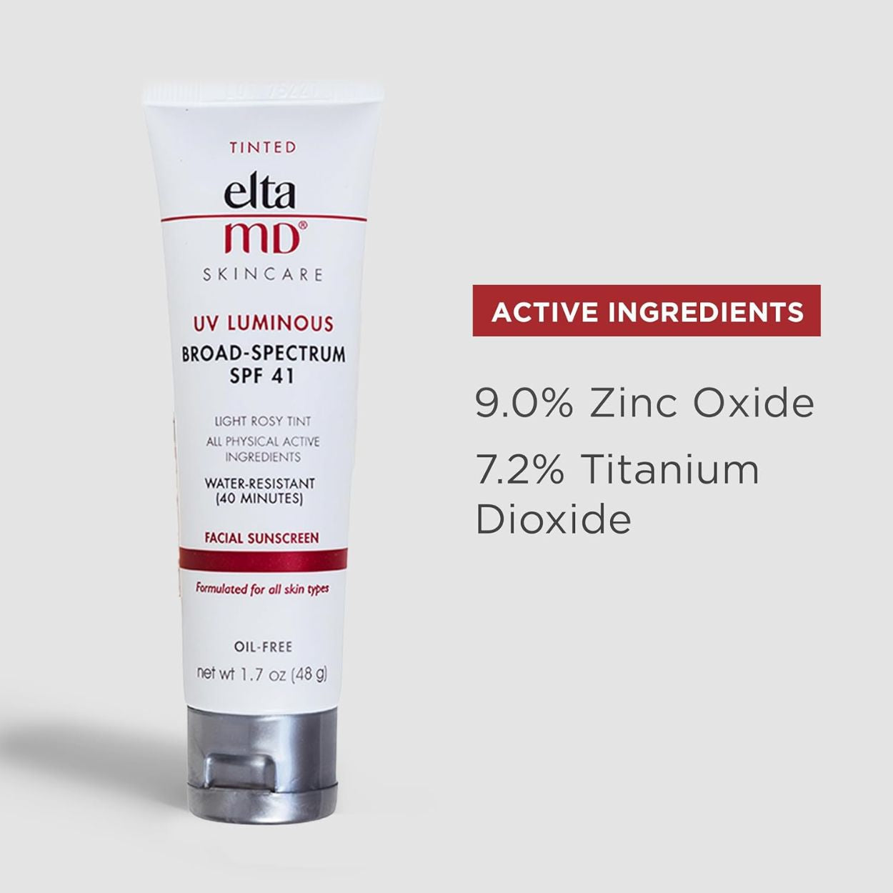 UV Luminous Broad-Spectrum SPF 41 Infographic Image 1