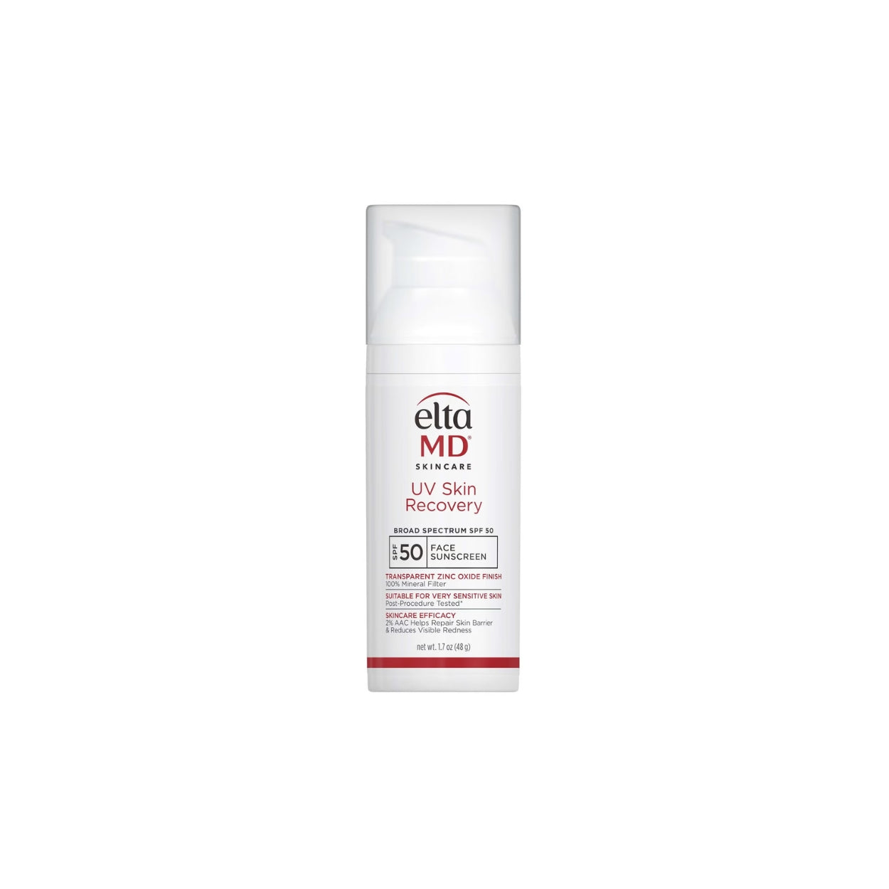 UV Skin Recovery Broad Spectrum SPF 50 Face Sunscreen Hero Image
