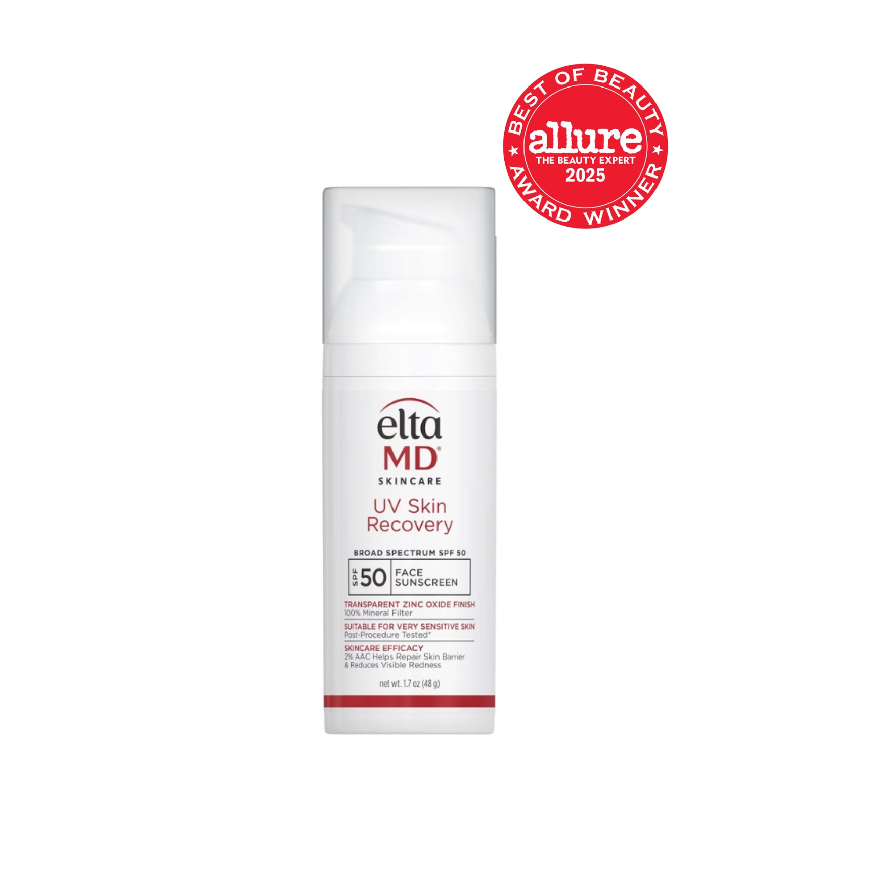 UV Skin Recovery Broad Spectrum SPF 50 Face Sunscreen