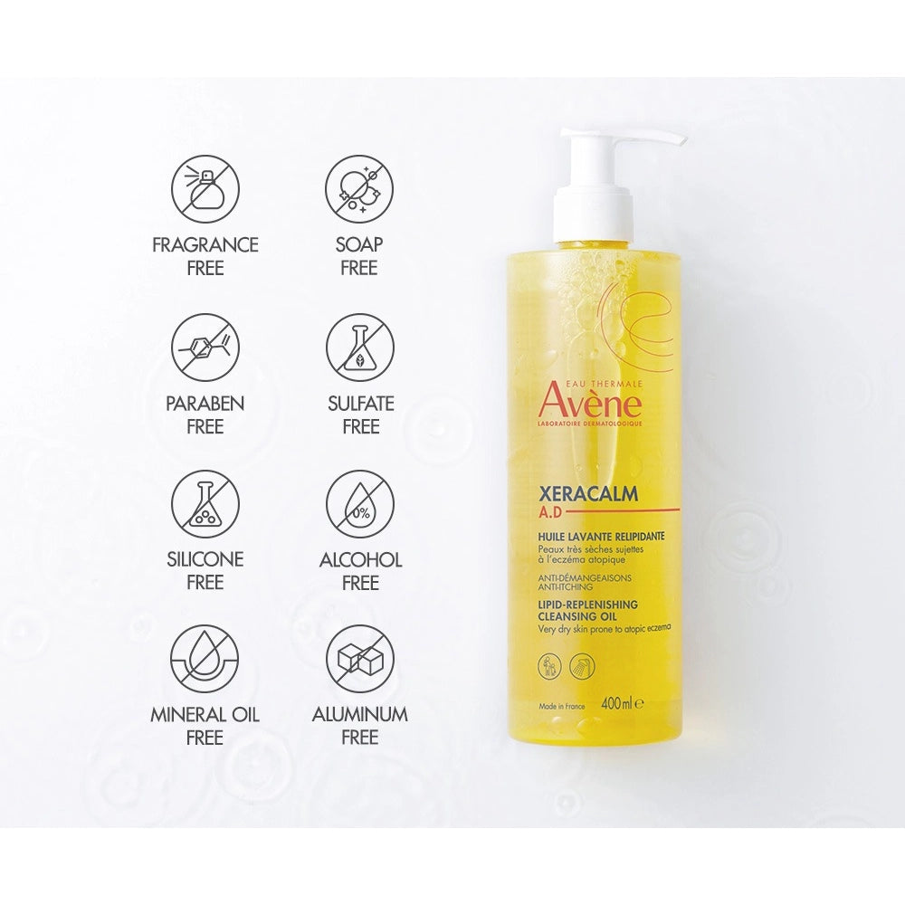 XeraCalm A.D Lipid-Replenishing Cleansing Oil features Image 3