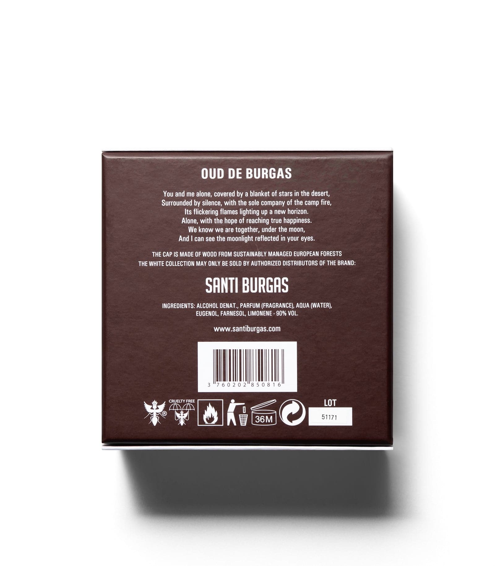 Unisex Eau de Parfum Oud De Burgas